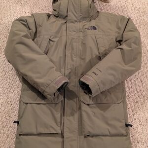 The North Face Olive Green Parka